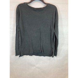 Everyday Elegance: Women's Gray XS Long Sleeve Casual Shirt